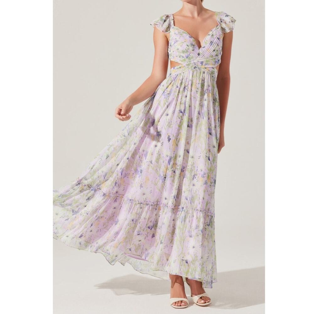 NWT Astr the label primrose cutout detail wedding lavender multi medium
